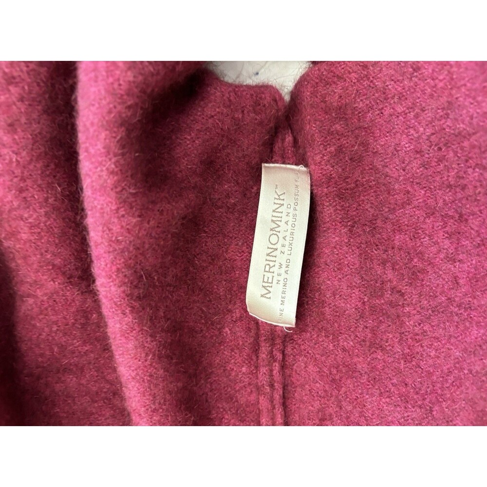 Merinomink New Zealand Merino Wool Possum Fur Red Hood